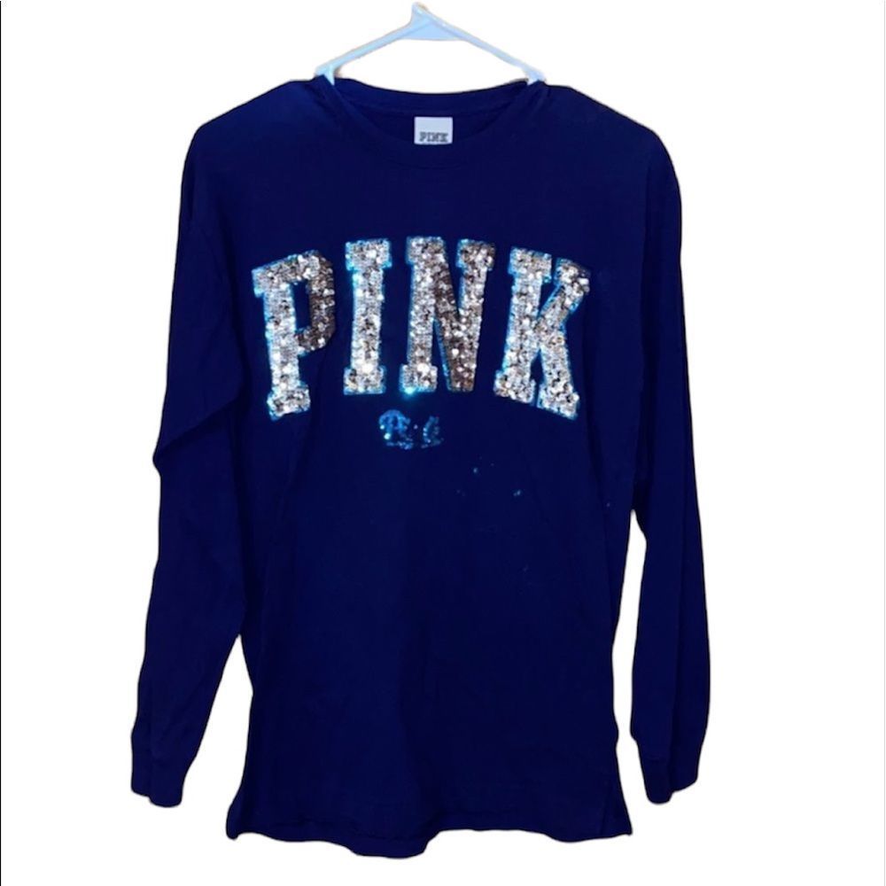 VS PINK CAMPUS TEE SIZE XS